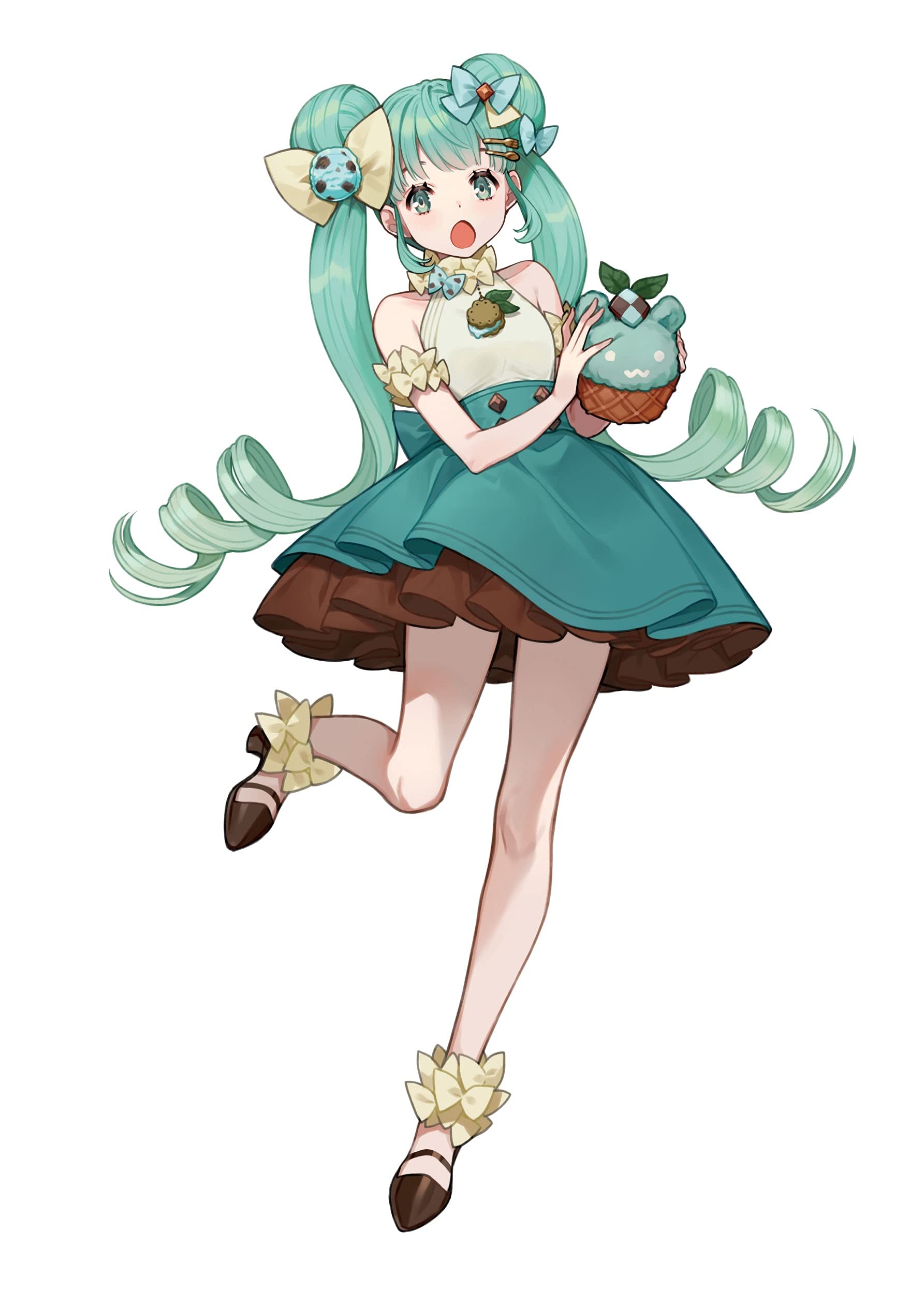 Furyu Hatsune Miku: Chocolate Mint Sweet Sweets Series Figure, Multicolor - 