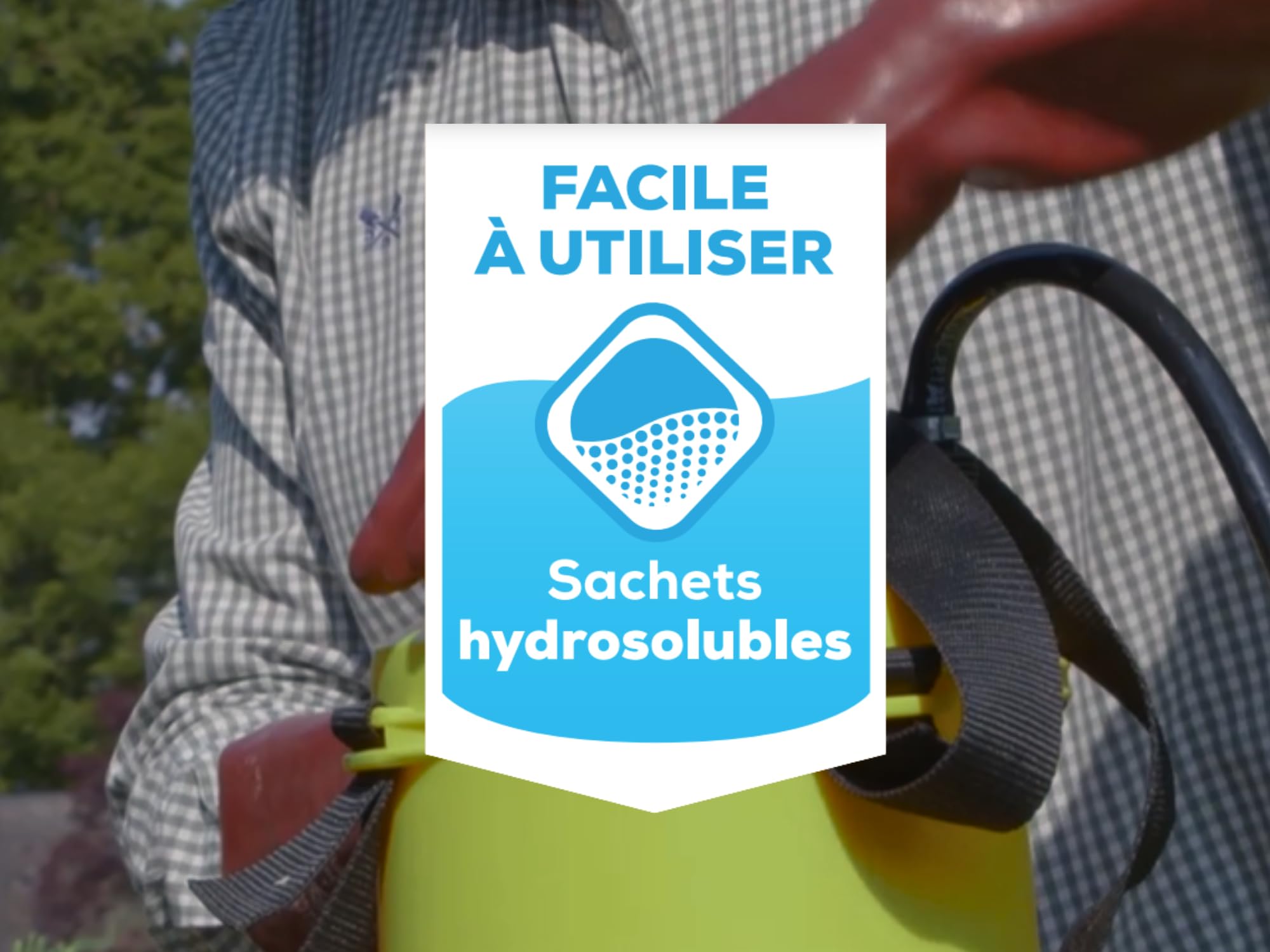 SOLABIOL Bouillie Bordelaise - Sachets Hydrosolubles - 50L de Solution 200g | Fongicide Polyvalent - Préventif - Mildiou, Tavelure, Cloque du Pêcher - Non Colorée - SOBOU200S
