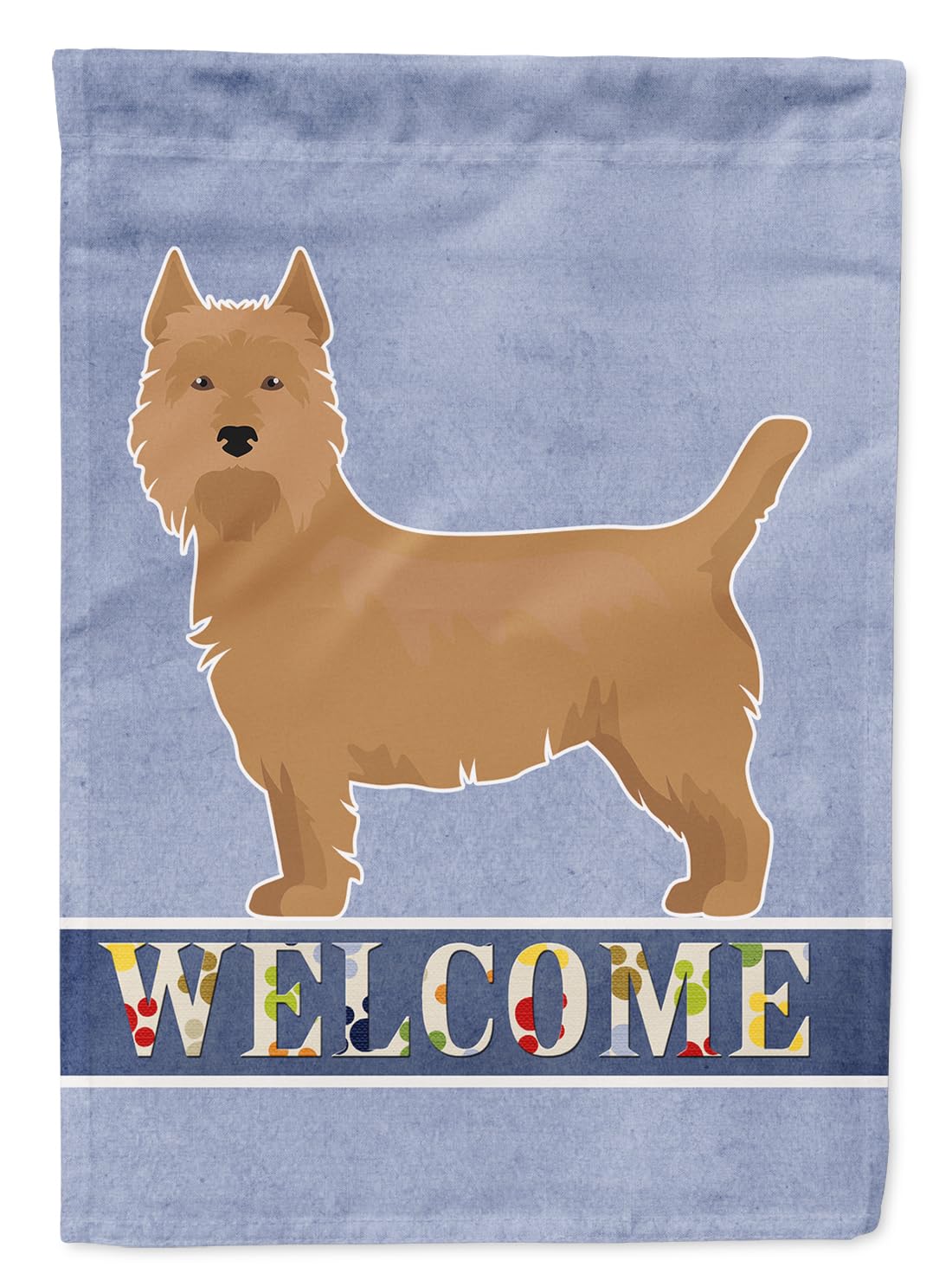 Drapeau de bienvenue Airedale Terrier multicolore et résistant aux UV
