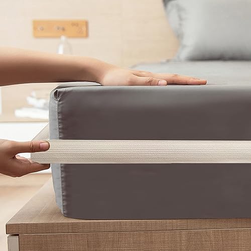 Banda de soporte para sábanas mejorada, cierres elásticos ajustables para sábanas bajeras, mantiene las sábanas ajustadas y correa de funda de