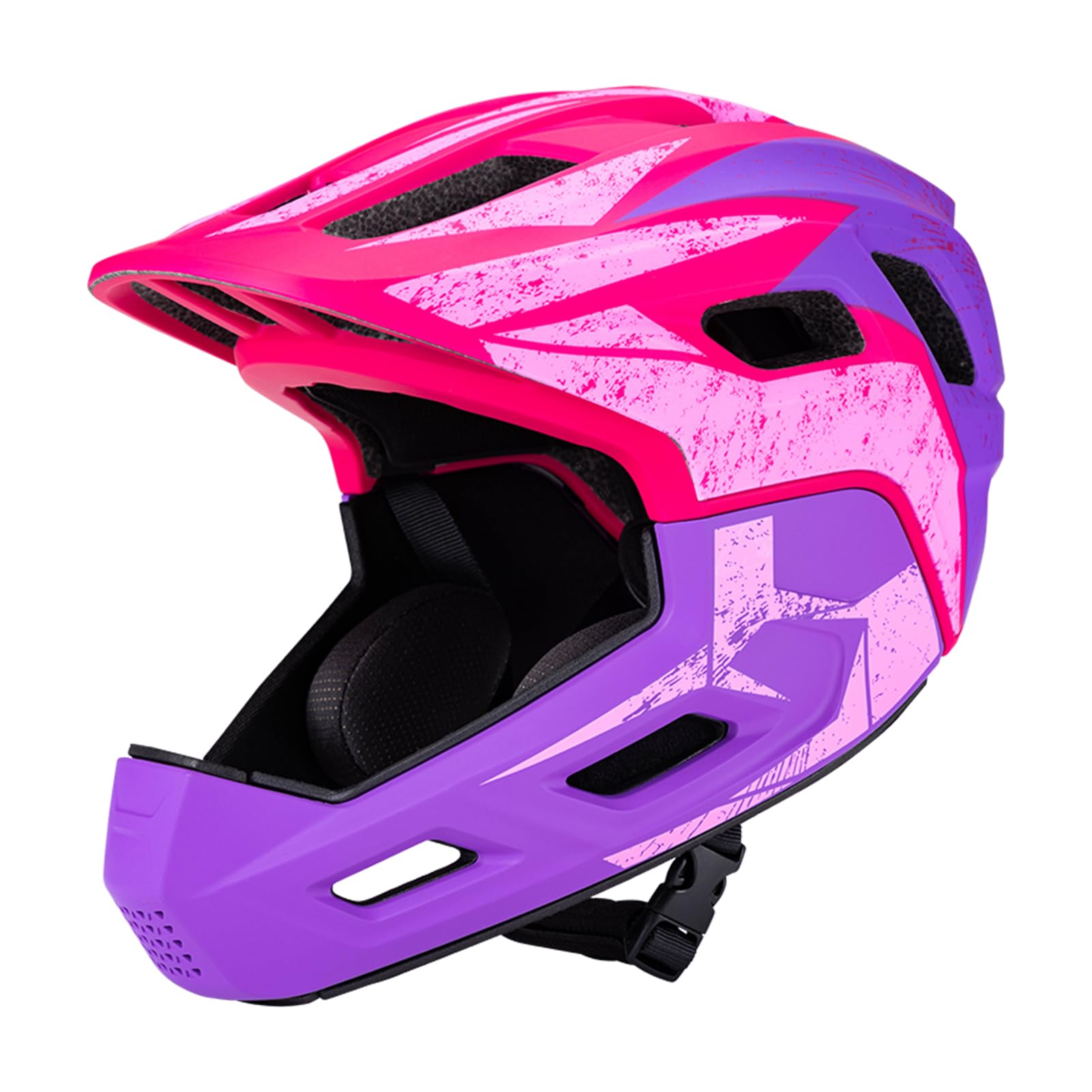 Matybobe Casco Integral Infantil con Barbilla Reforzada, Ligero y