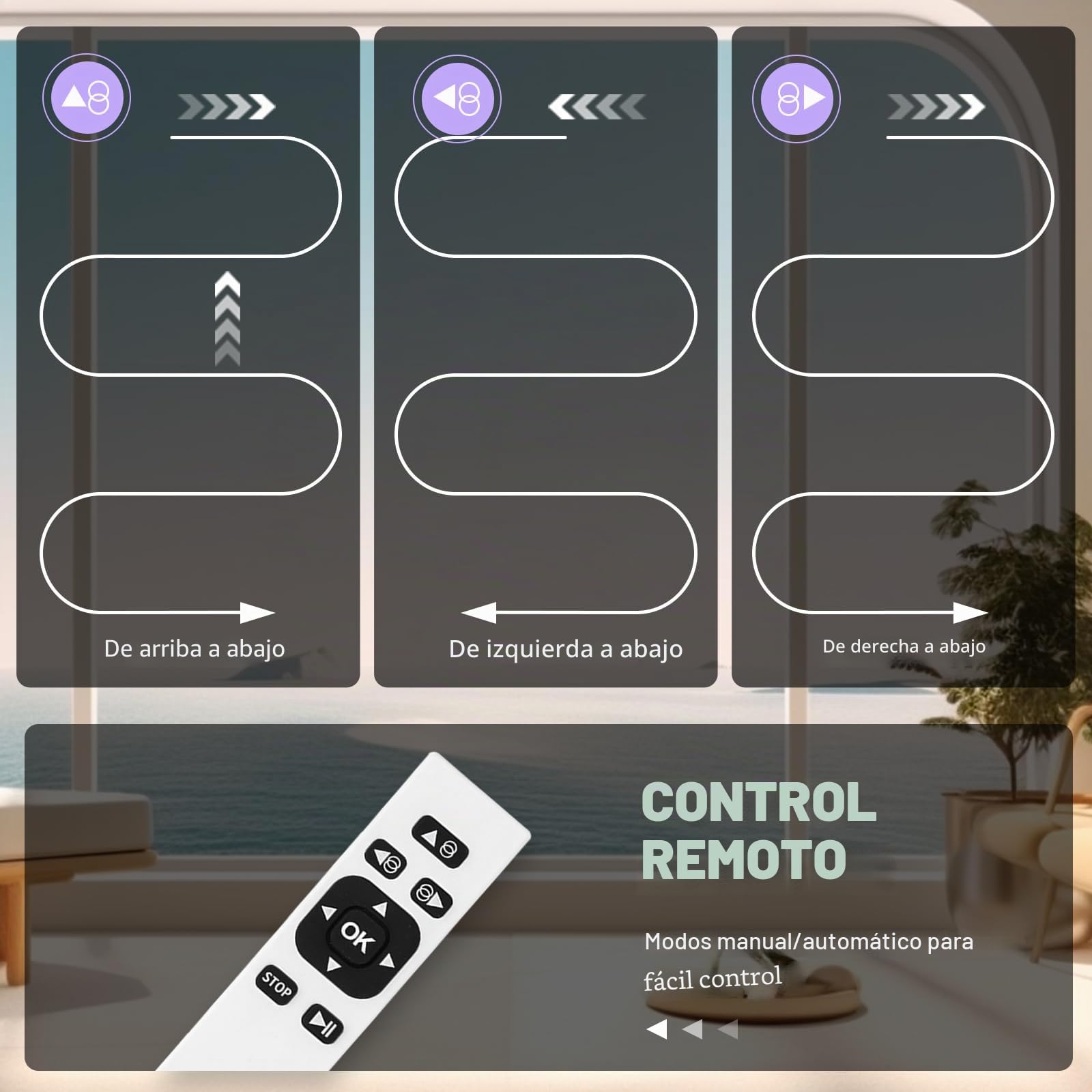 CHOVERY CL-2 Robot limpiador de ventanas con mando a distancia automático