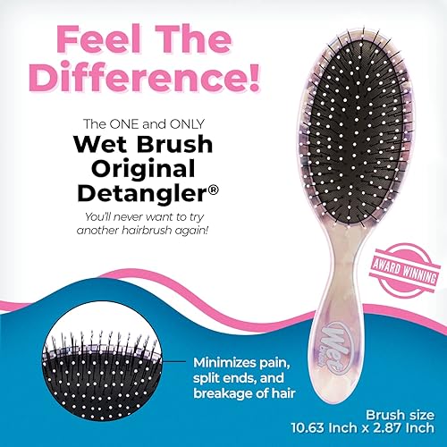 Miniatura 2 de Wet Brush - Cepillo Original Detangler para todo tipo de cabello, cerdas ultrasuaves IntelliFlex que se deslizan con facilidad por los nudos, para