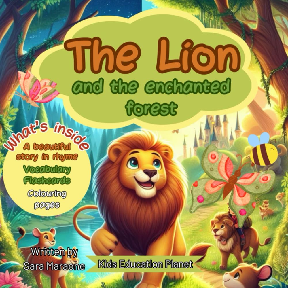 The Lion and the enchanted forest: Kids Storybook
