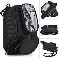 Vista 7 de Demeras Bolsa de motocicleta, bolsa magnética para motocicleta, impermeable, para accesorios de motocicleta, para motociclista para modificación