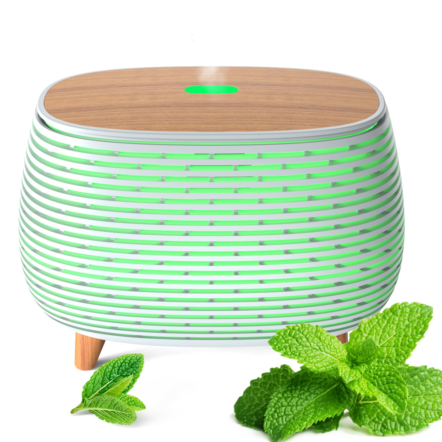 Essential Oil Diffuser, 400ml Aromatherapy Diffuser, Ultrasonic, Cool Mist Humidifier with...