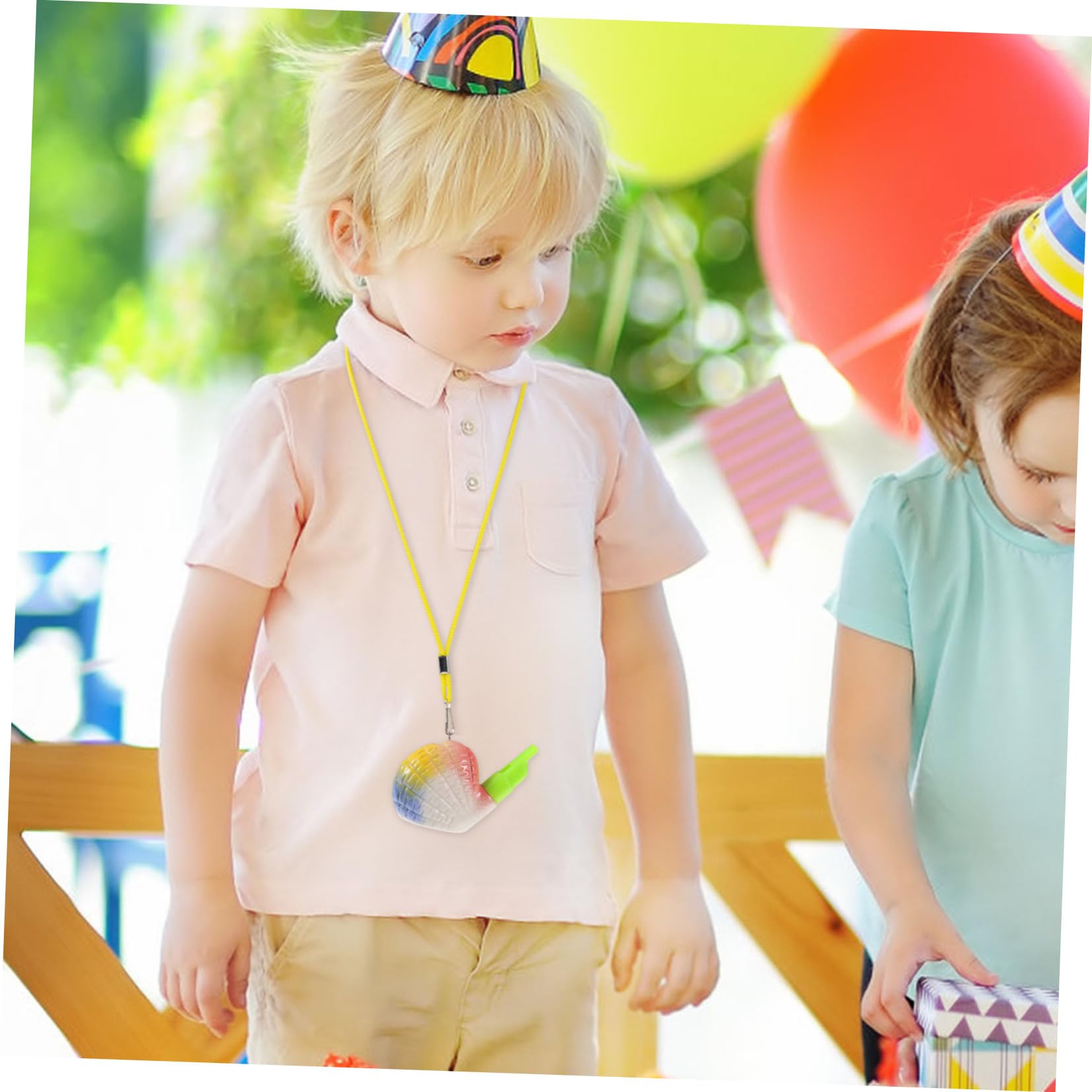 SOLUSTRE 10pcs Slide Whistles Fun Musical for Parties Schools Travel Creative Ceramic Whistle Ergonomic Design for for Developing Musical Skills Random Color