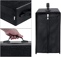 Vista 3 de CD/DVD Case Binder - 400 Capacity Disc Storage Holder, Black PU Binder Pu Negro