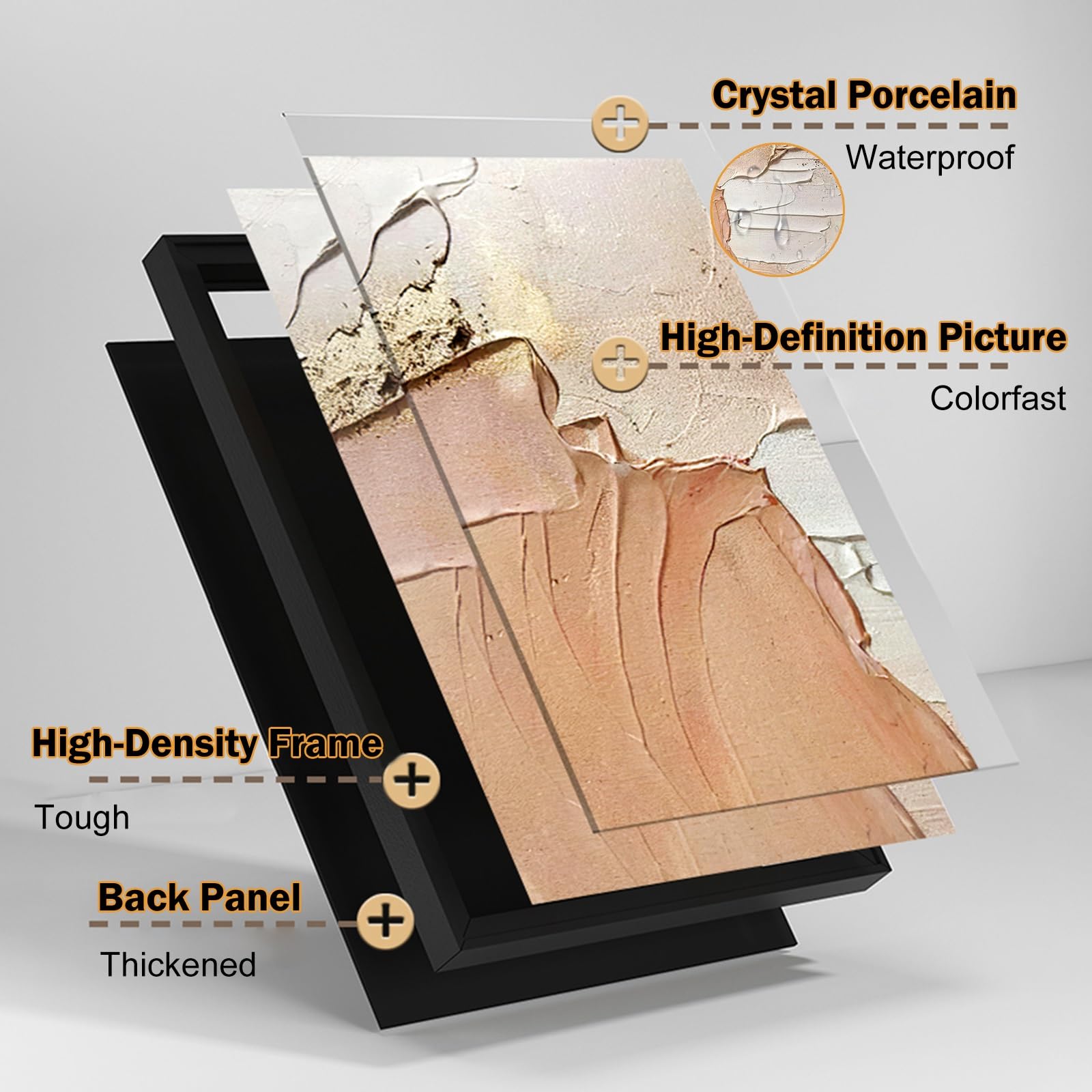 Tapa Contador Cubierta De Caja De Panel Eléctrico, Arte Decorativo De Pared, Colgante De Pared Interior, Caja De Distribución Débil, Pinturas Ocultas, Estilo Push-pull, Marco De Tapa De Cajas(C,23.6x1