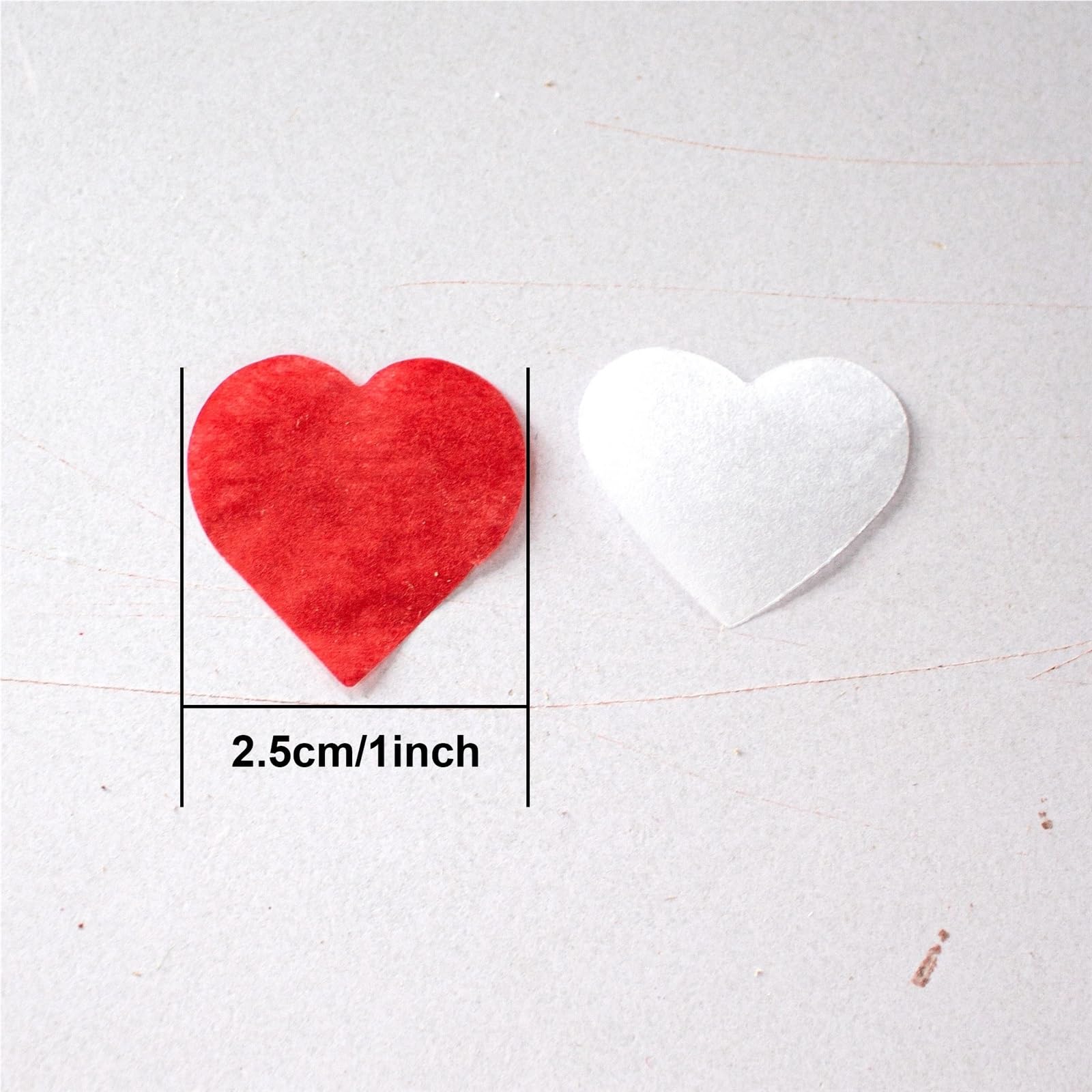 Konfetti 5 Beutel 50 g/100 g/Beutel Herzförmiges Herzpapier Valentinstag Tischdekoration, Hochzeit Handwurfkonfetti, Ballonfüllung (100 g)