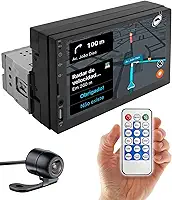 Multimídia H-tech HT-2722 Carcaça 1 Din Tela 7' Polegadas Bluetooth Espelhamento + Câmera Ré