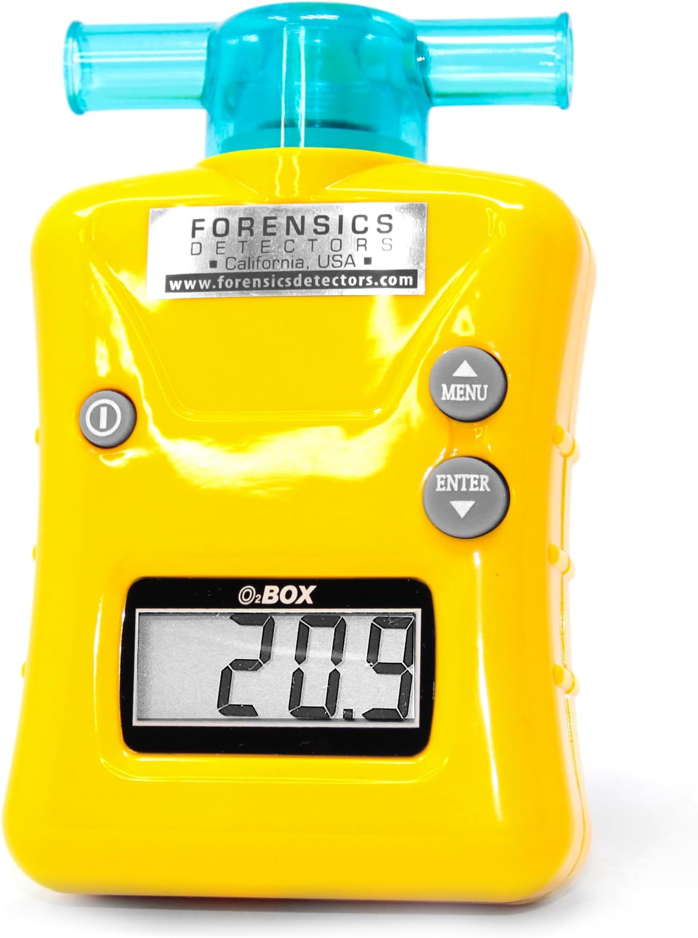 OXYGEN Analyzer by FORENSICS | 0%-100% with 0.1% resolution | Scuba, Nitrox, Divers | Water Resistant Case |