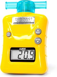 OXYGEN Analyzer by FORENSICS | 0%-100% with 0.1% resolution | Scuba, Nitrox, Divers | Water Resistant Case |