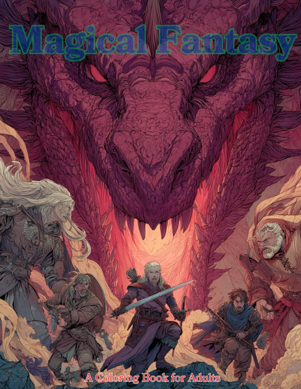 Magical Fantasy: A Coloring Book for Adults