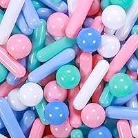 Vista 17 de Bolas para piscina de bolas STARBOLO para niños - Paquete de 150, 200, 500 bolas de piscina de bolas coloridas a prueba de aplastamiento de plástico