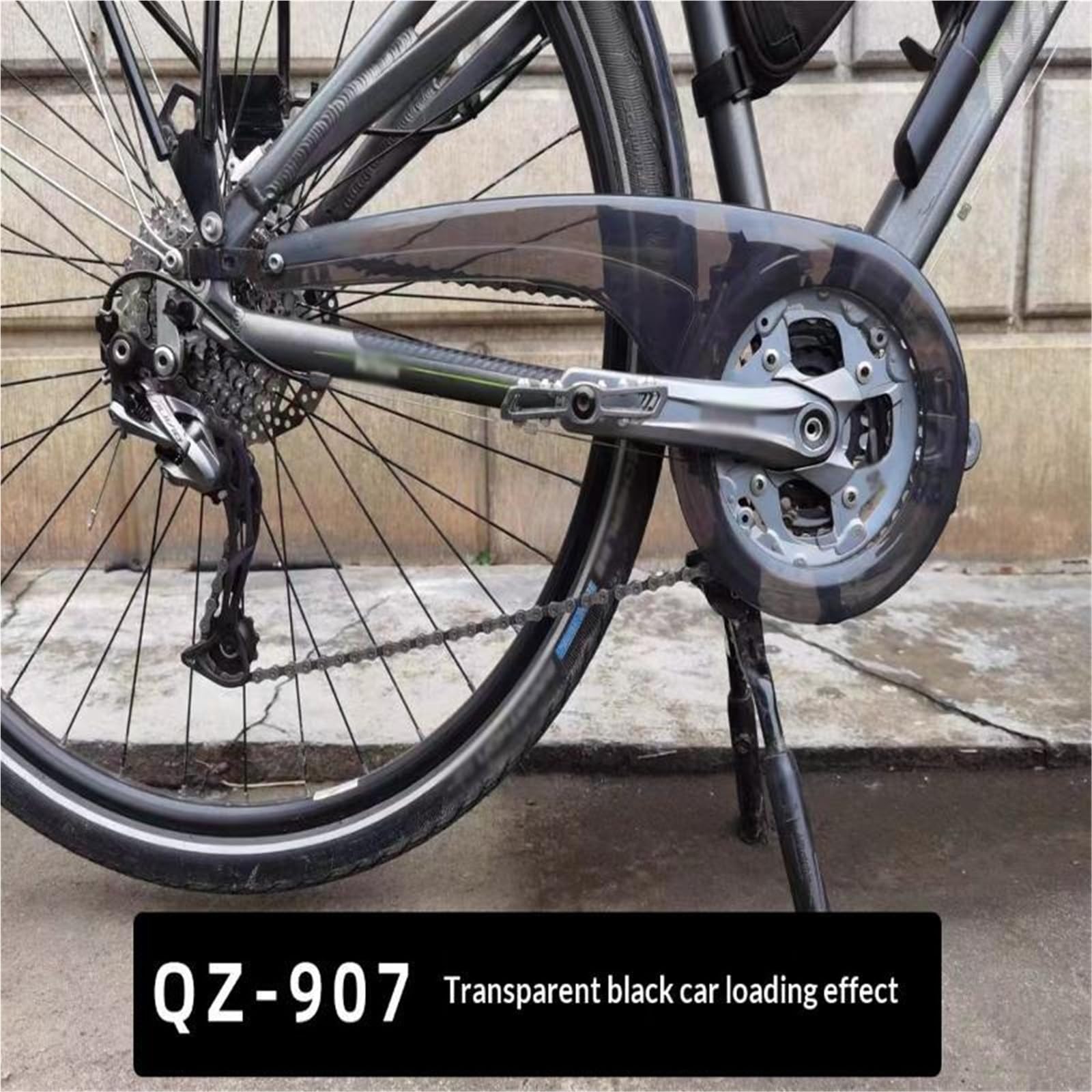 Copricatena Bicicletta 1 Set di Protezione Universale for Catena for Bici, Copertura in plastica PP for Scatola di Protezione Grande for Corona 40-46T