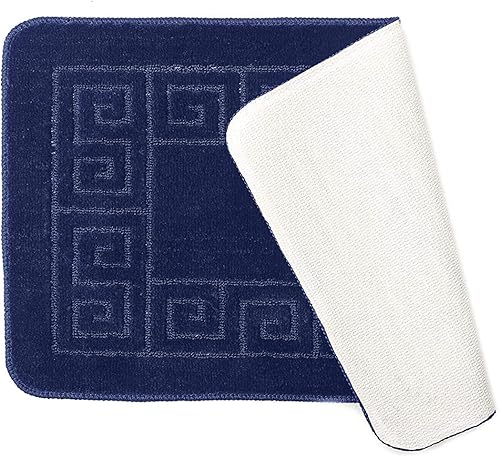 Miniatura 7 de Home Must Haves Juego de baño de 3 piezas con patrón de retazos rosa rosa (18 x 29 pulgadas), tapete de contorno grande (18 x 19 pulgadas), cubierta