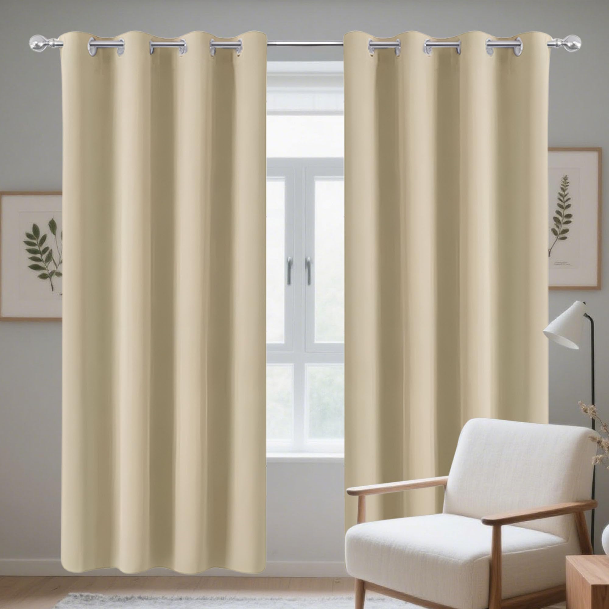 Rideau court moderne pour chambre et salon cosy au calme