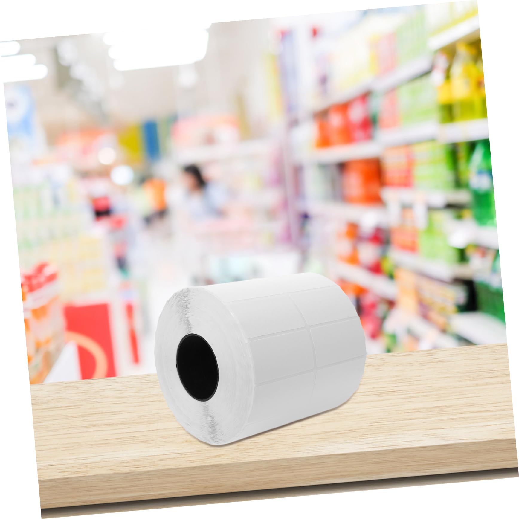 Cabilock Etichette Adesive per Alimenti in Carta Ricoperta di Rame Etichette Vuote Scrivibili per Congelatore e Dispensa Adesivi per Contenitori Alimentari Rimovibili