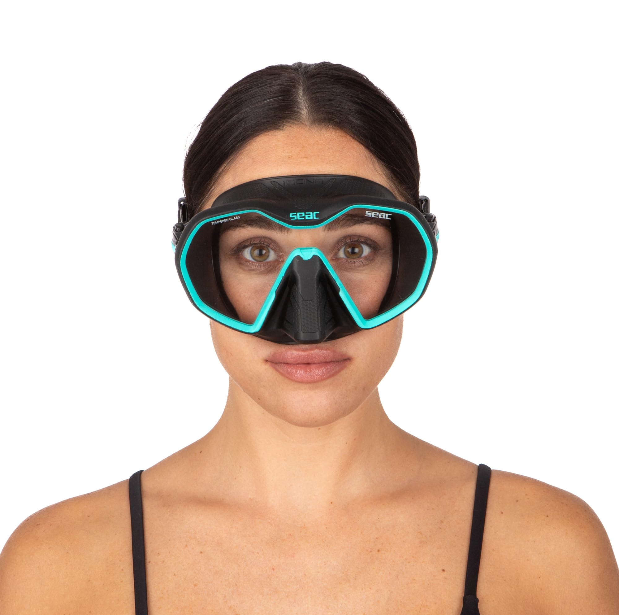 Seac Icona, rahmenlose Einglas-Tauchmaske, 100% Made in Italy