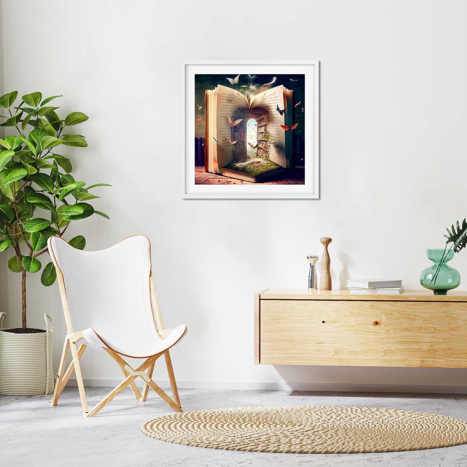 Diamond Painting Kit De 4 Pinturas Con Diamantes 5D (30x40cm