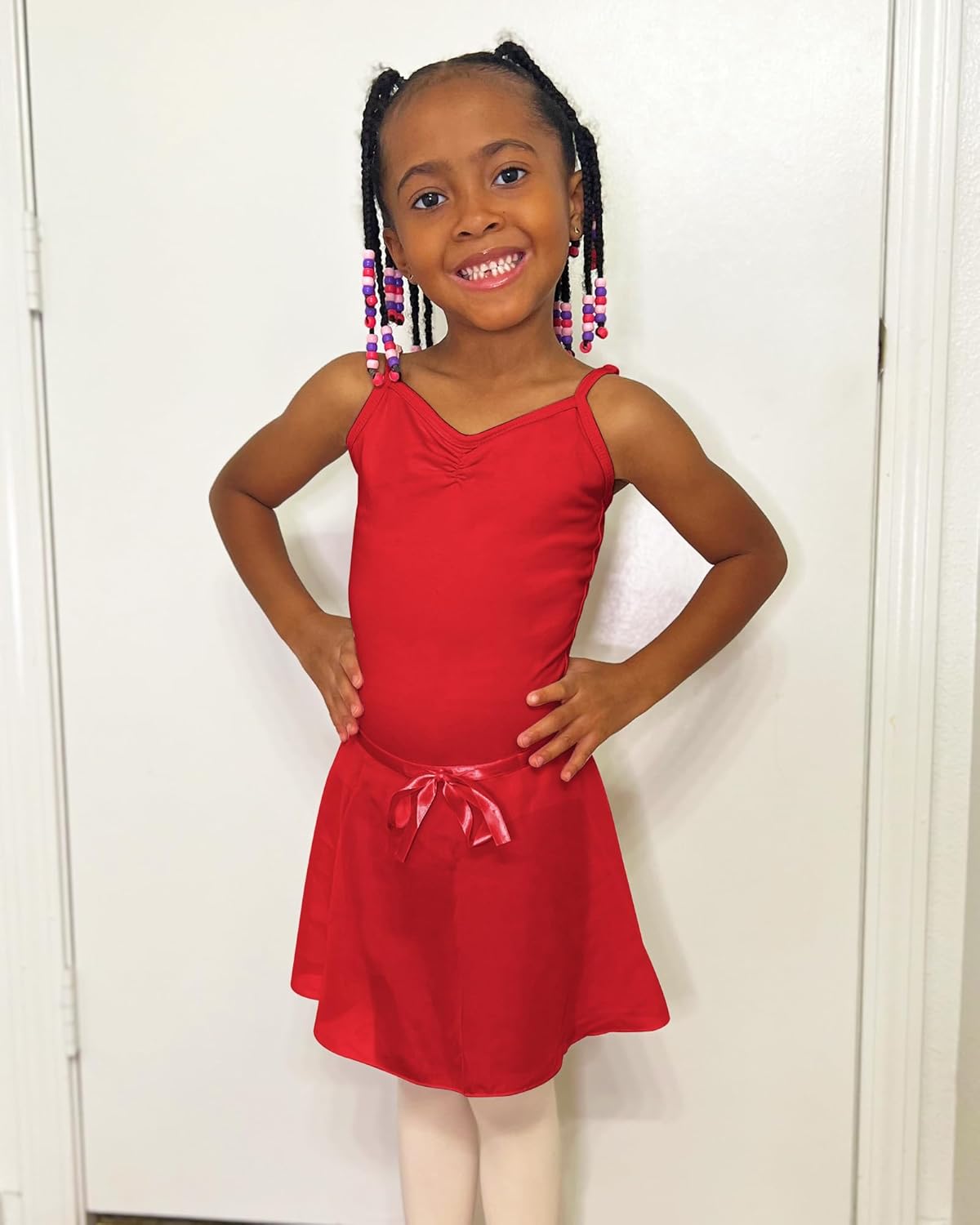 Stelle Ballet Skirts for Girls Toddler Dance Skirt Chiffon Kids Ballet Wrap Skirts - Image 2