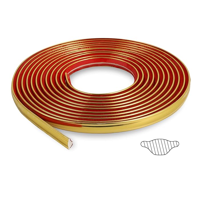 Buy SUJIAMEI Flexible Molding Trim Self Adhesive, Glossy Corner Trim