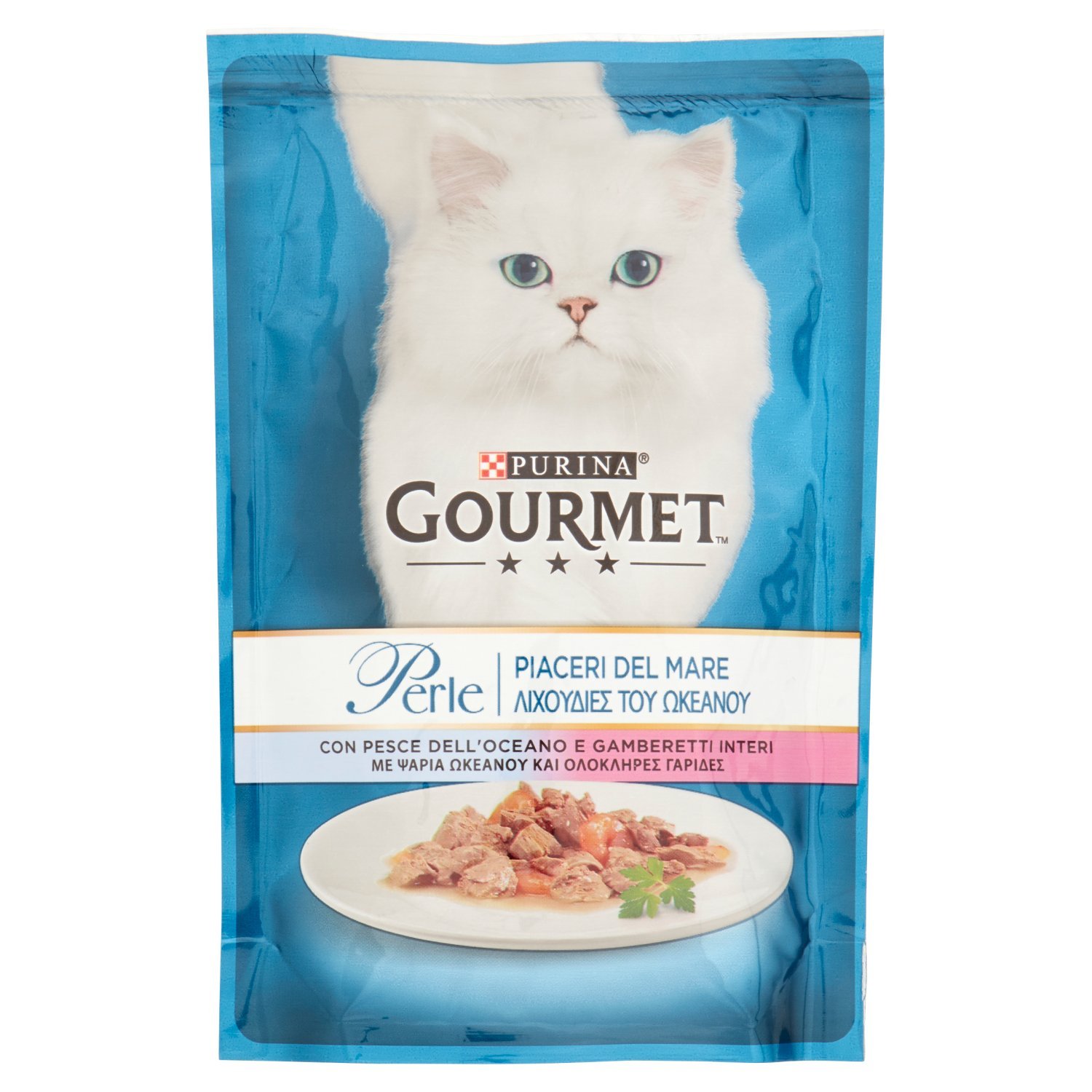 GOURMET Perle Piaceri Del Mare - Umido Per Gatti Con Pesce E Gamberetti - 26 Buste Da 85g - Foto 14