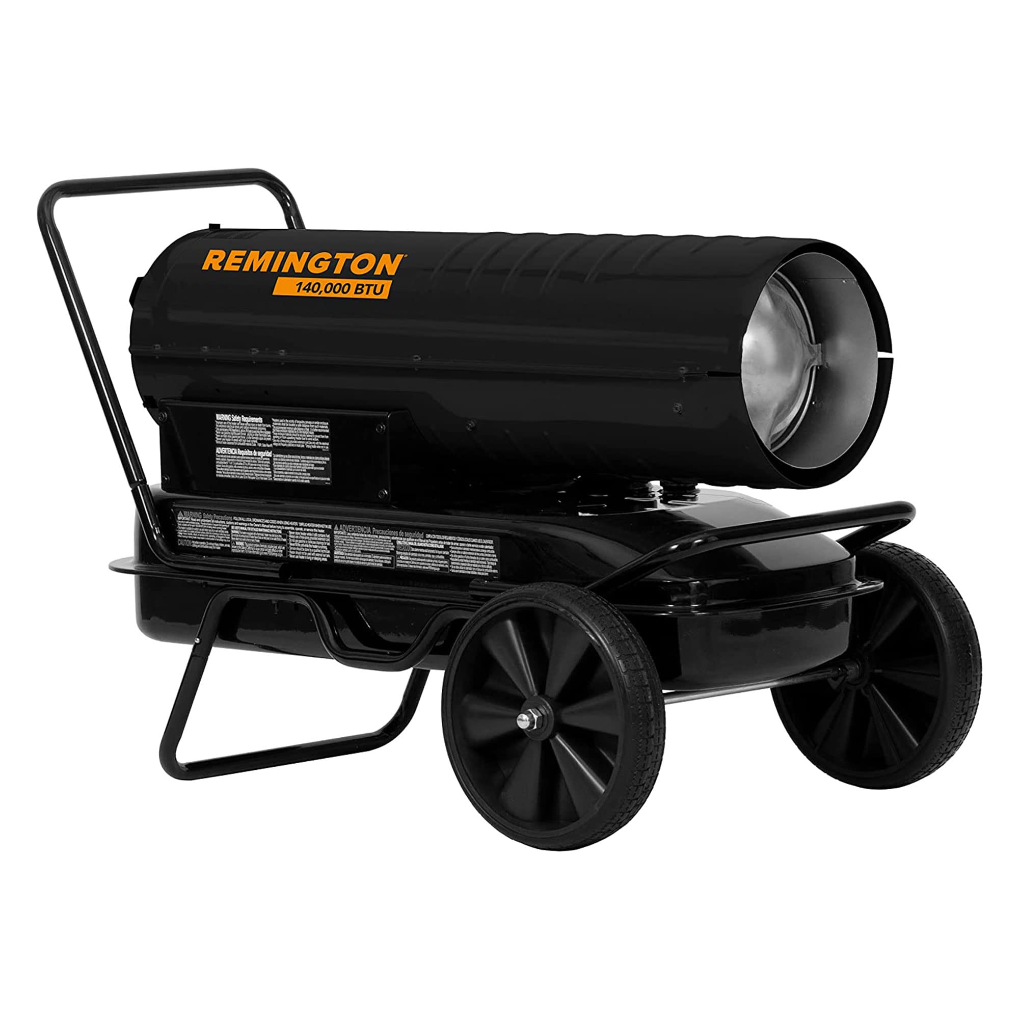 Remington 140,000 BTU Kerosene/Diesel Heater | For Warehouses, Construction, Garages, Barns and Workshops (REM-140T-KFA-B)