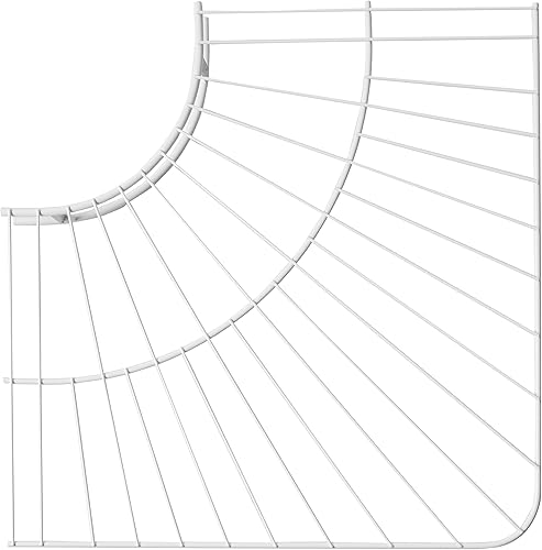 Miniatura 2 de Rubbermaid Commercial Products FreeSlide Estantería de alambre, 12 pulgadas, color blanco, organizador y almacenamiento de armario, estantes