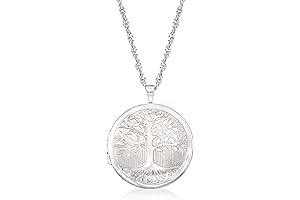 Sterling Silver Tree Of Life Locket Necklace: A Timeless Symbol of Growth and Connection