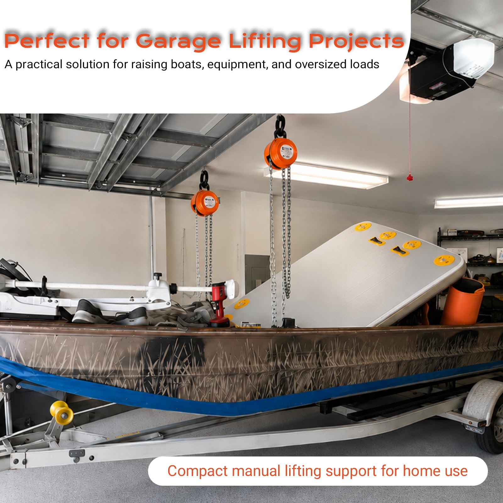 Manual Chain Hoist - 550 lb / 1,100 lb Capacity -6 Manual Chain Hoist - 550 lb / 1,100 lb Capacity -6