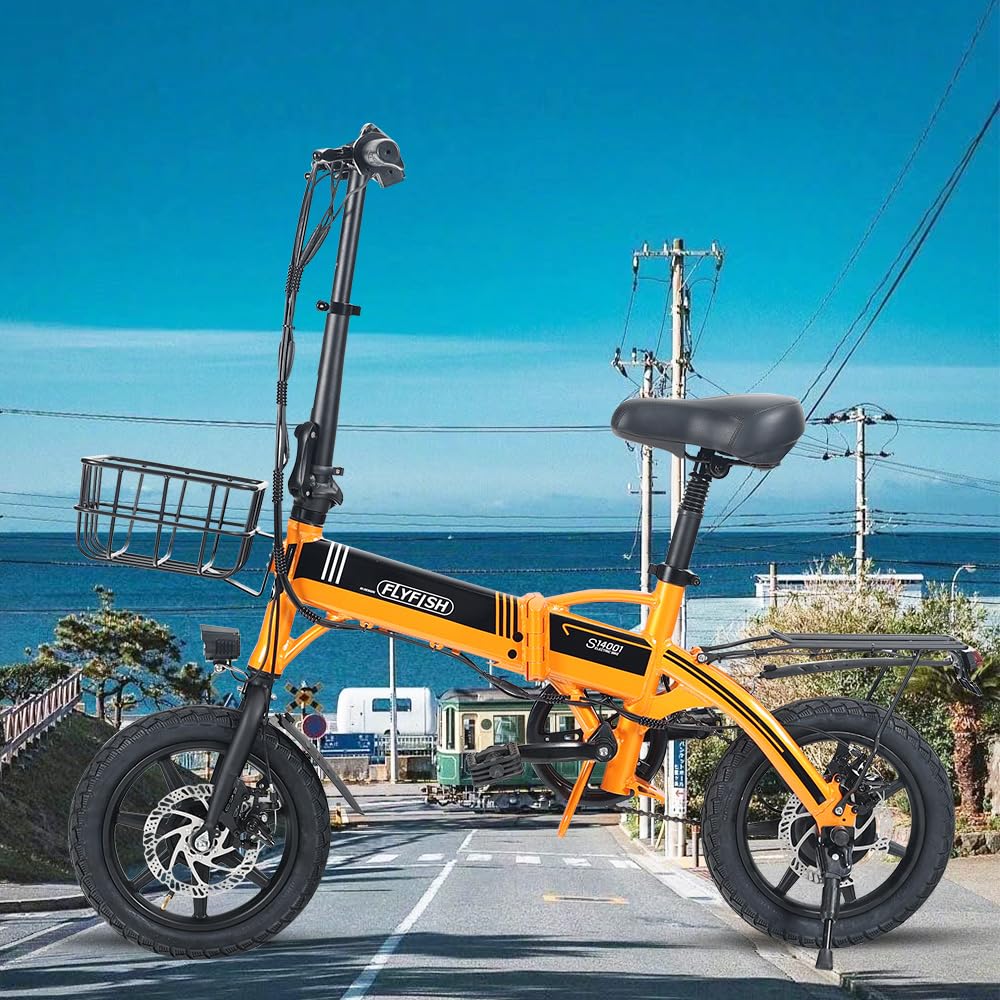 Amazon | 公道走行可能 電動折りたたみ自転車 14インチ 