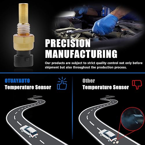 Miniatura 4 de OTUAYAUTO 15326388 Sensor de temperatura de agua de repuesto