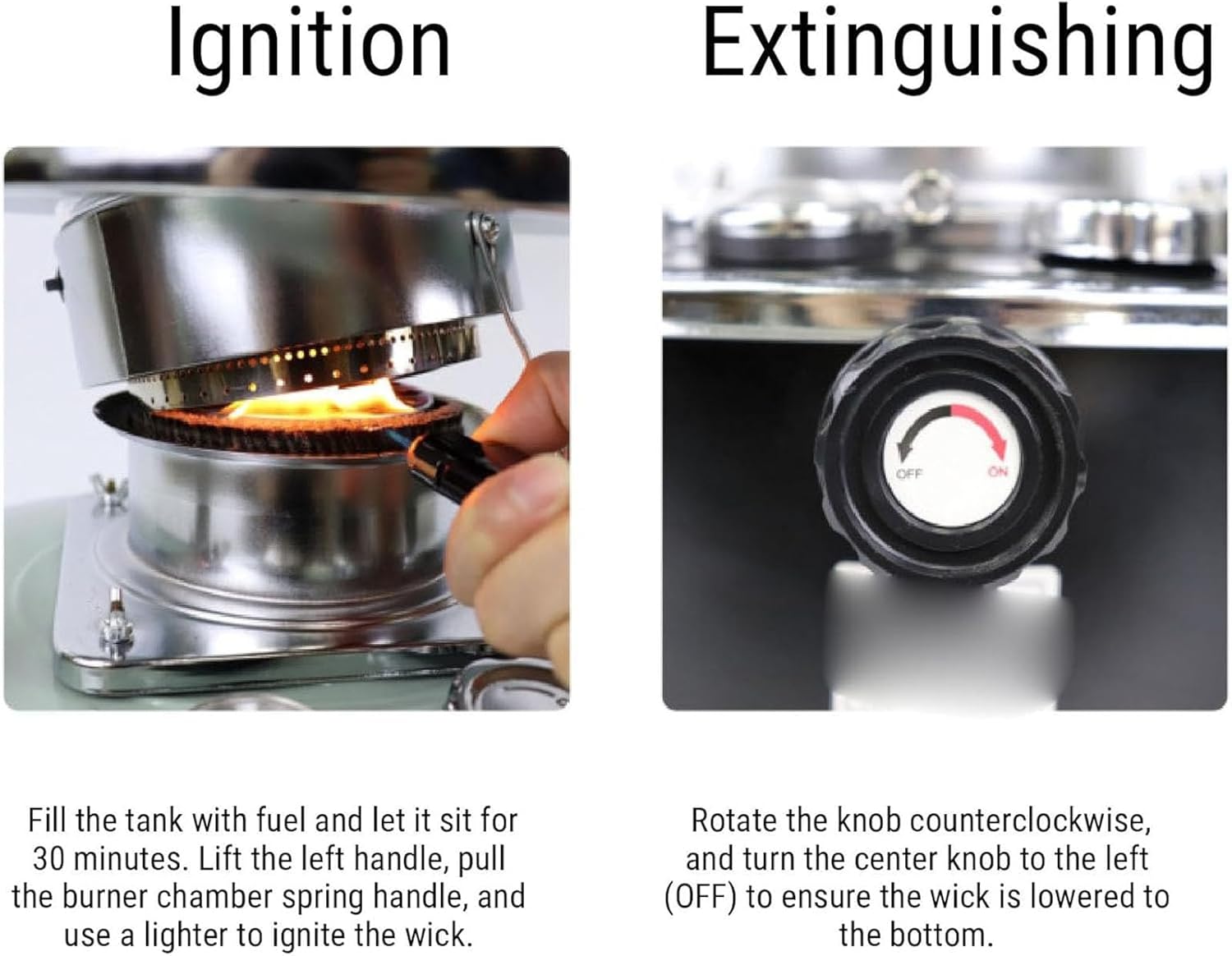 Portable Kerosene Heater, 5.2L Tank 20-25 Hours Heating with Adjustable Height Safety Net, for Camping Garage Home Emergency Indoor Outdoor Use (Complete accessories)