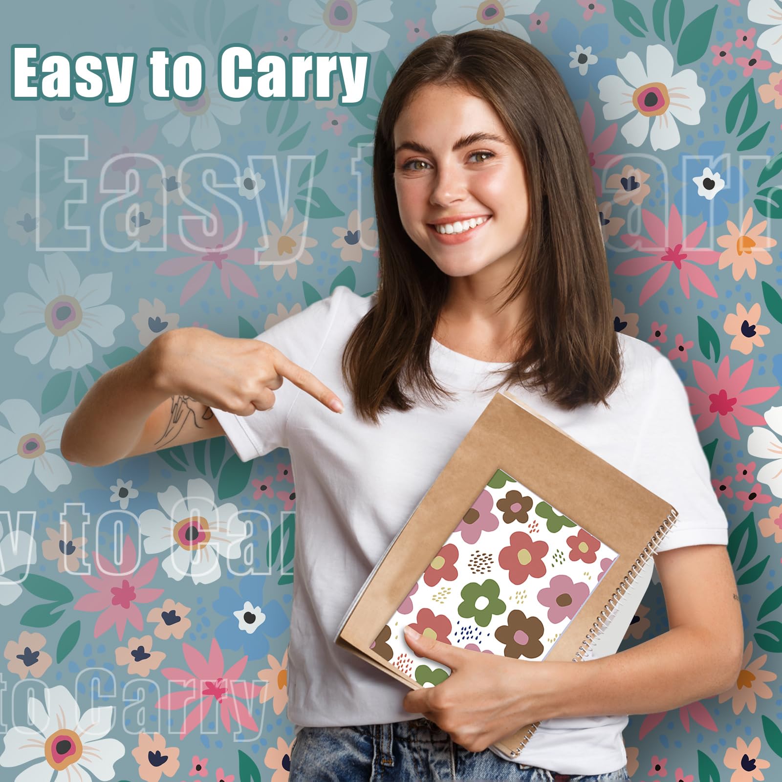 Maitys 30 quaderni in formato A5 per composizione estetica, grazioso taccuino per la scuola, 20 x 15 cm, a righe, stile floreale, diari di carta per adolescenti, ragazze, bambini, adulti, regalo