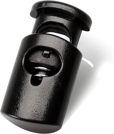 Amazon Co Jp Dyzd コードストッパー コードロック 紐どめ 樽型 10個入り 6mm ブラック ホビー