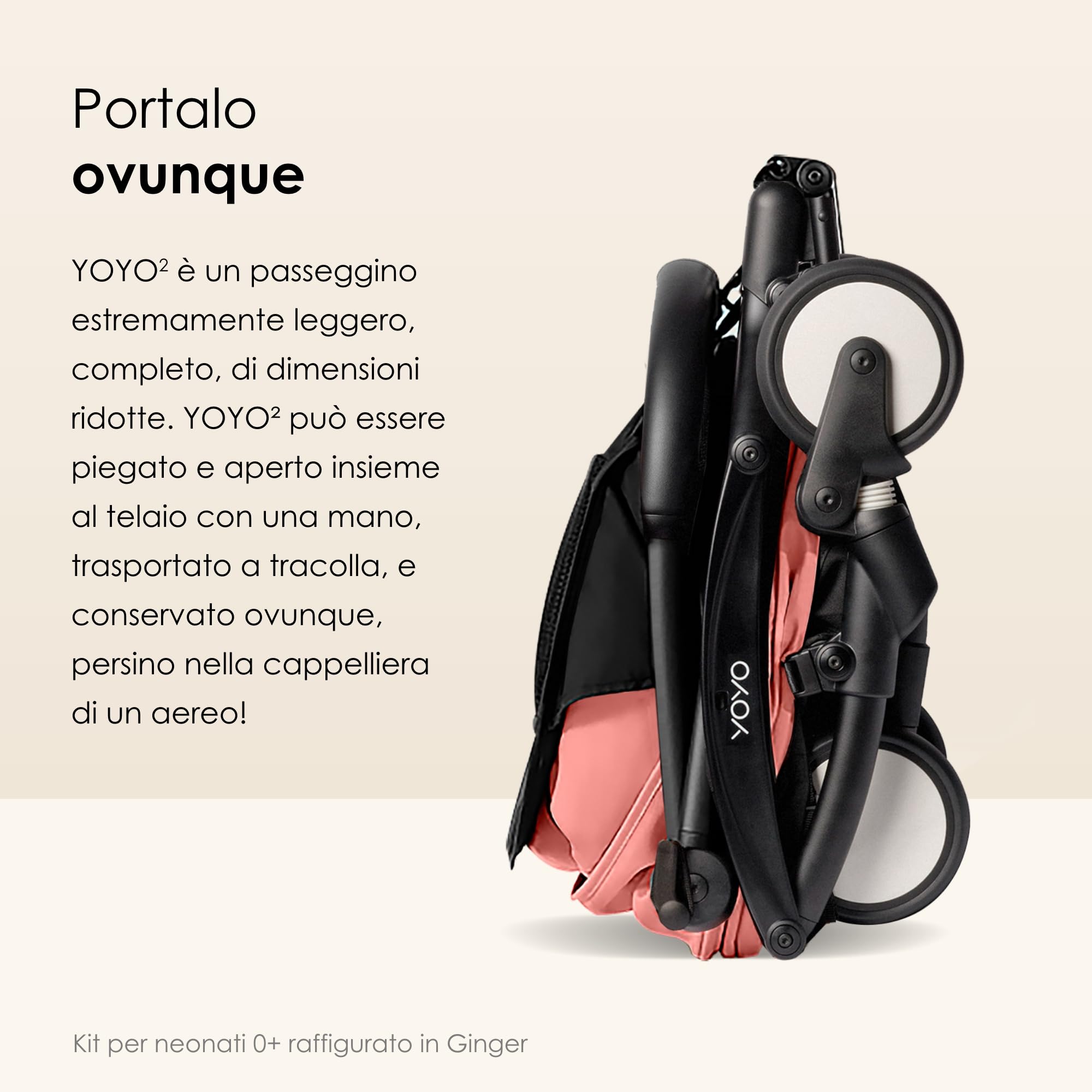 Babyzen Kit Neonati 0+ YOYO - Materasso, Capottina, Sacco Coprigambe - Foto 4