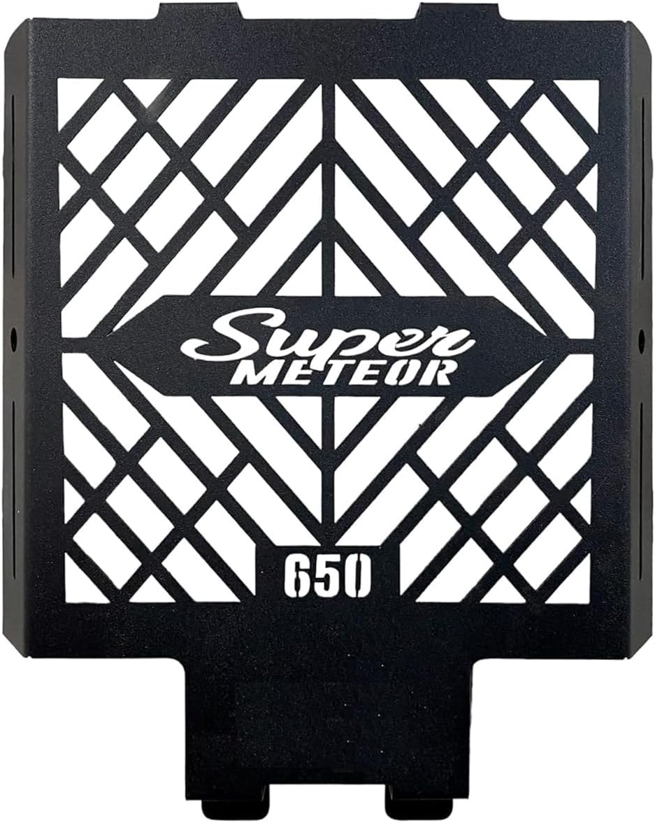 Heavy Radiator Guard for RE Super Meteor 650 Textured Black