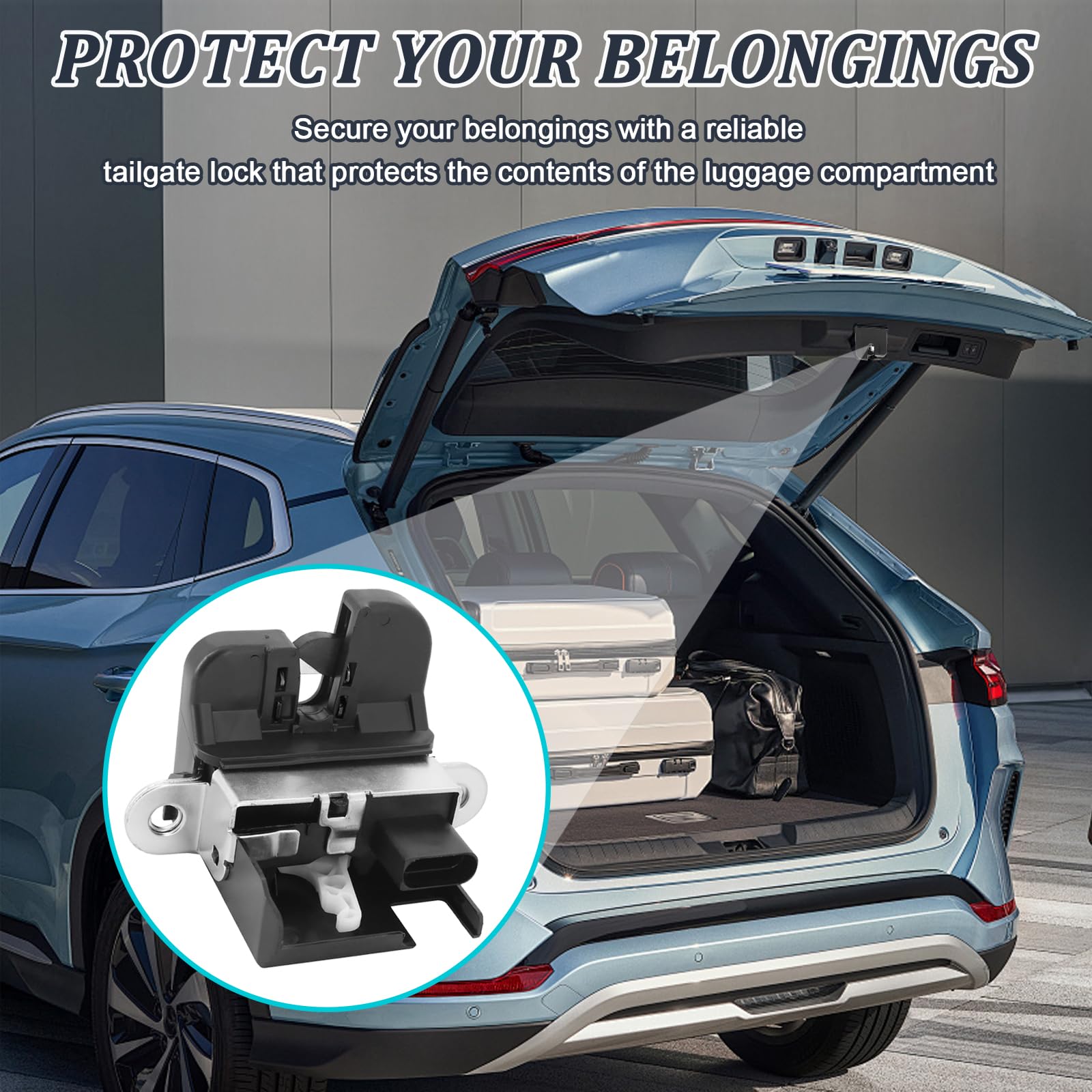 Chiusura del portellone del bagagliaio per Golf 5 6 1K1 5K1 Plus per Passat 3C 365 B6 B7 Altea 5P Leon 1P 5F Toledo Cofano bagagliaio posteriore Sostituzione# 1K6827505E 5K0827505A 1T0827505H