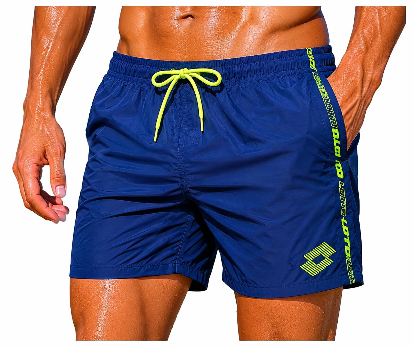 Lotto Costume Uomo Boxer Mare Pantaloncini da Bagno - T Shirt Uomo