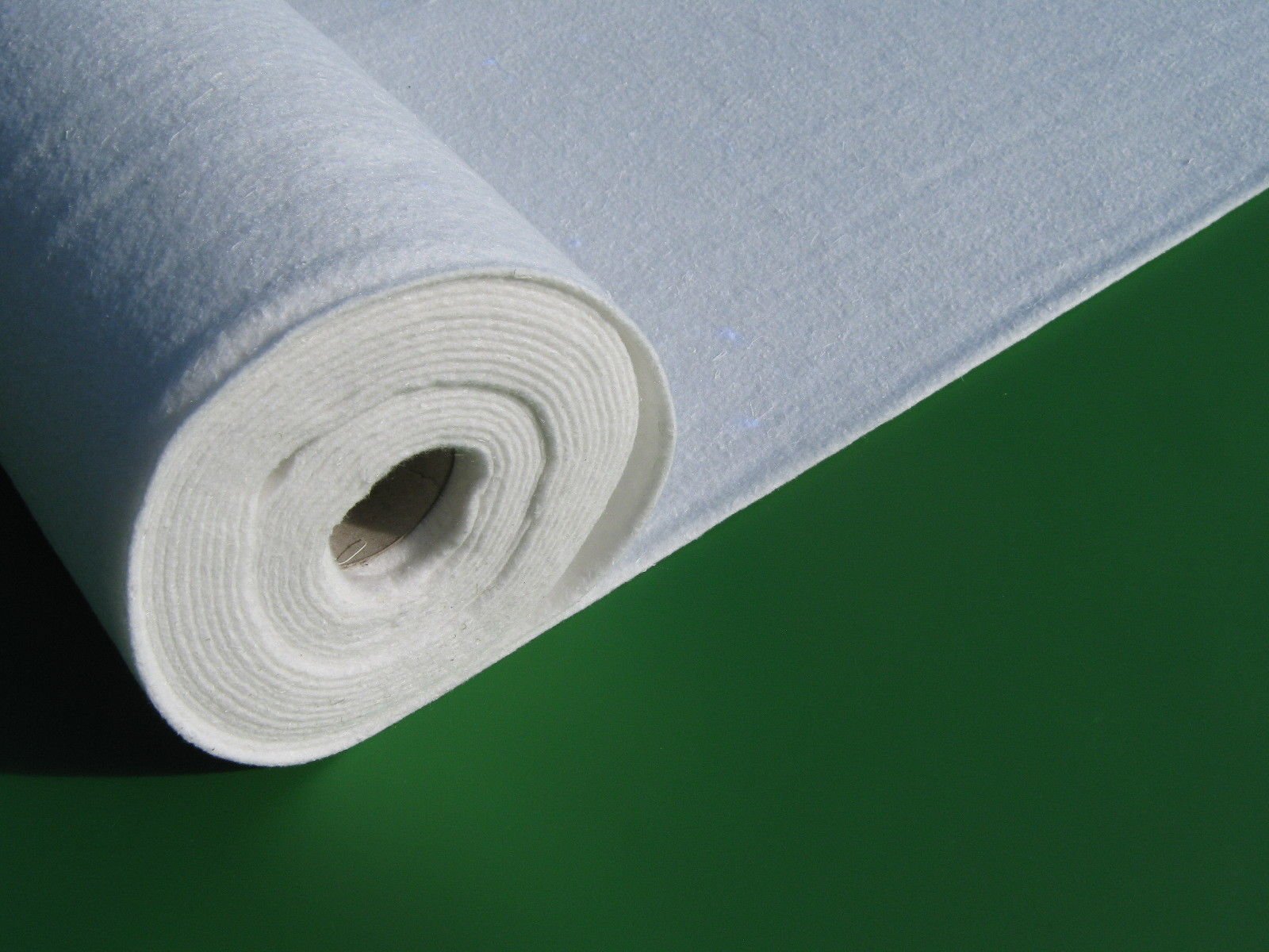 40 m² PET Teichvlies Schutzvlies Folienschutz Weiß Premium Reißfest Profi Qualität 300g/m² Vlies Teich 2 m Breite x 20 m