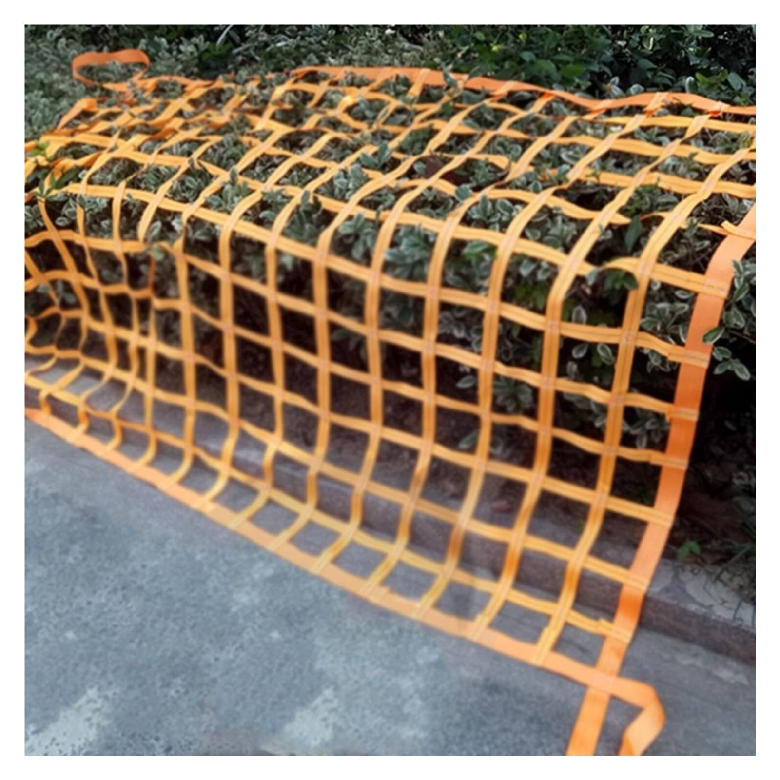 Rete di Sollevamento per carichi Pesanti 3x3 m - Maglia da 15 cm, capacità di 2,5 t, Cinghie Resistenti per Arrampicata, Trasporto, Uso Esterno, Industriale e recinzioni.