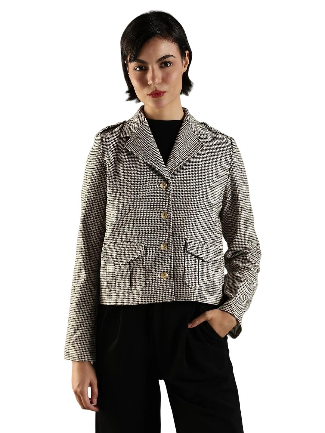 tommy hilfiger Regular fit Notch Collared Polyester Single Breasted Blazer-picture-15