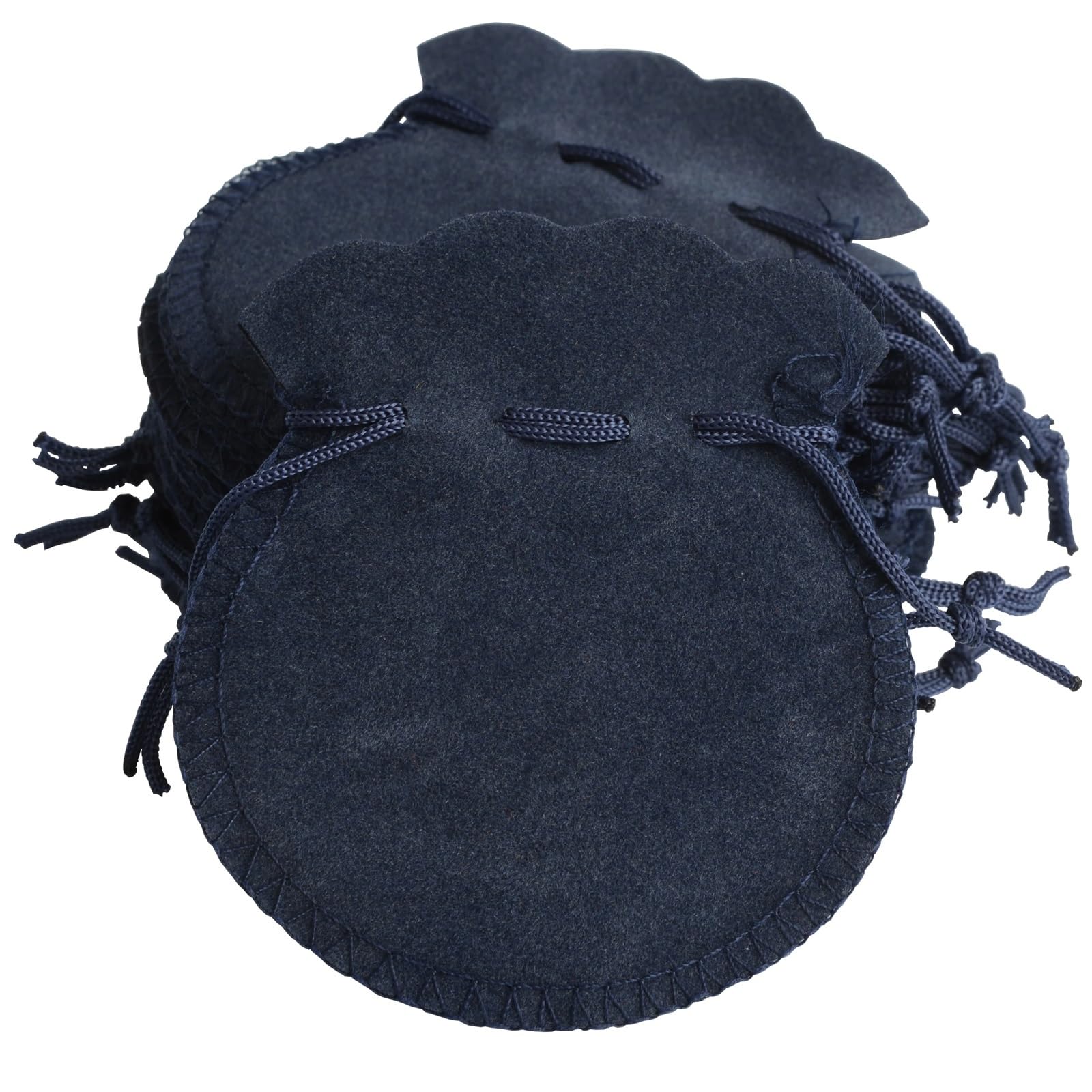 Borsa Portagioie 100 pezzi 7 * 8cm 9 * 12cm Sacchetti di velluto con coulisse Sacchetto zucca Gioielli Imballaggio Matrimonio Natale Festa Regalo Bustina(Royal blue,9x12cm)