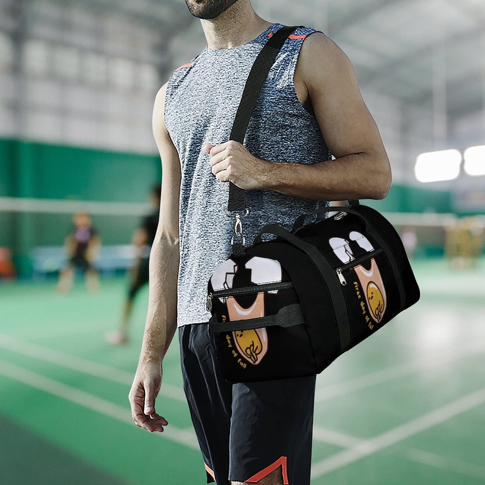 Amazon.co.jp: ジムバッグ ぐでたま 卵 可愛い スポーツバッグ メンズ