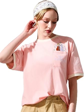 BoxLunch Disney The Aristocats Pink Pocket Womens T-Shirt Exclusive Light Pink SM
