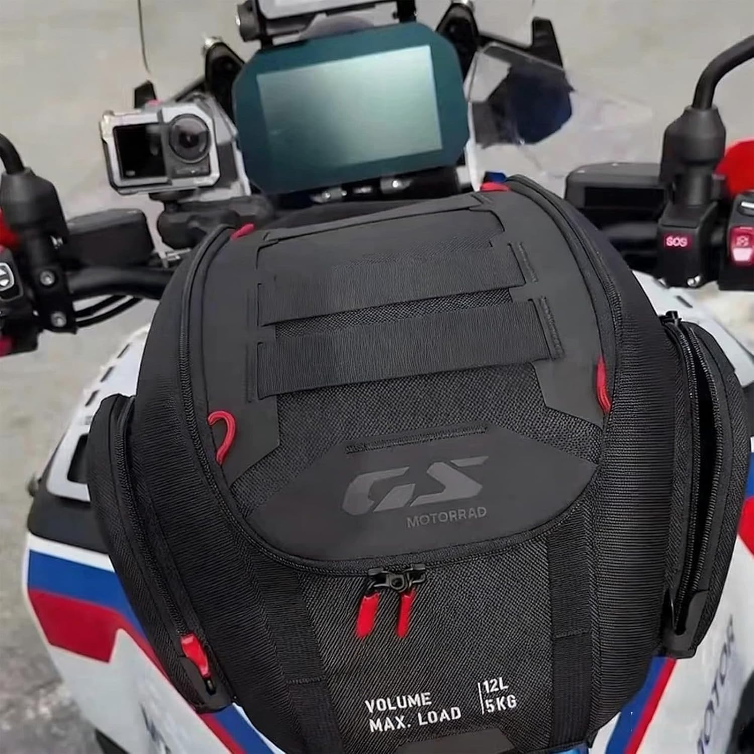 FOR r1300gs Adventure R1300GS ADV 2024 2025 Motorcycle 12L Fuel Tank Bag Waterproof Luggage Backpack Travel Storage Bag Portable Tool Kit Quick Lock Kit