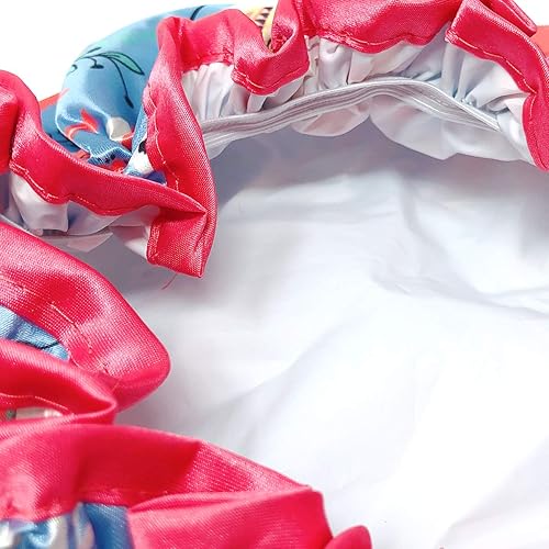 Miniatura 7 de Wrapables Elegantes gorros de ducha impermeables de doble capa (juego de 4), llamas y diversión oceánica