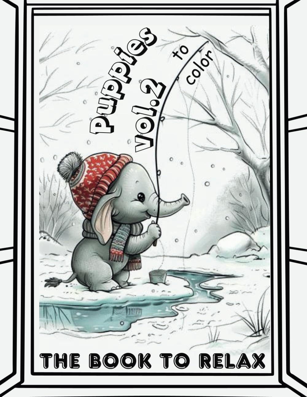 Puppies Vol.2 to color: The book to relax